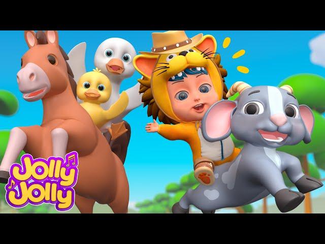 The animals on the farm + More | Jolly Jolly Kids Songs & Nursery Rhymes