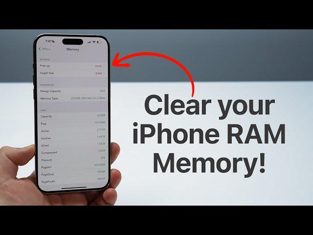 How to Clear your iPhone RAM Memory - And make it Faster!!