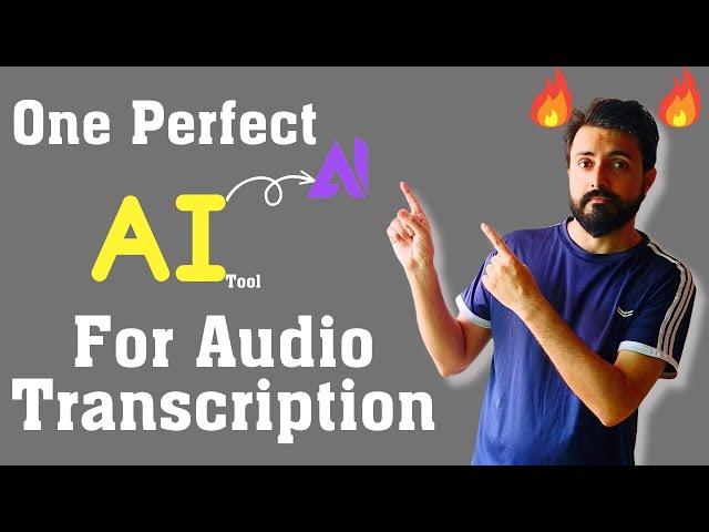 One perfect AI tool for Audio Transcription || Convert Audio to Text