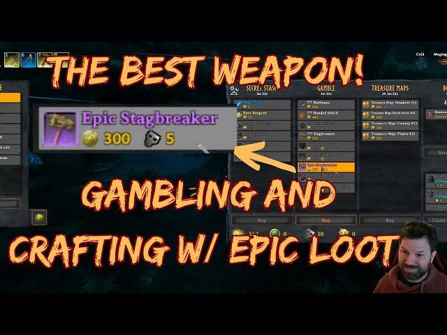 Gambling/crafting for Epics! Valheim w/Epic Loot