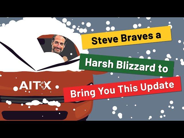 $AITX, the Hot AI Stock, CEO Steve Reinharz Battles a Blizzard to Deliver Big AITX News! 