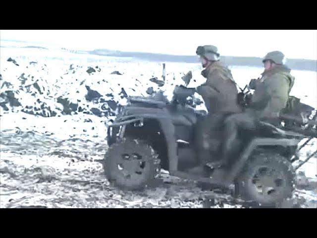 The use of ATVs by mobile crews of Russian anti-tank systems