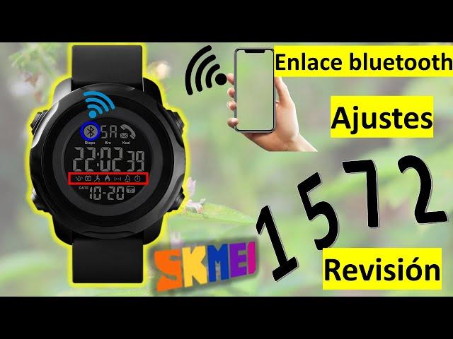 Reloj SKMEI 1572 | Ajuste de hora y conectividad bluetooth en español ~ Bee Robot MX