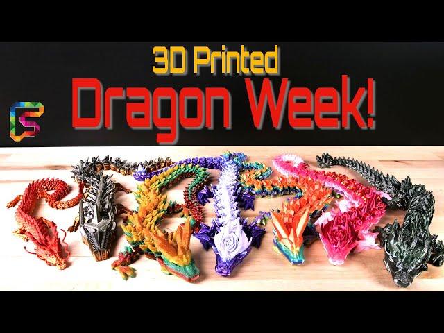 How many Dragons did I 3D Print this week?!?!