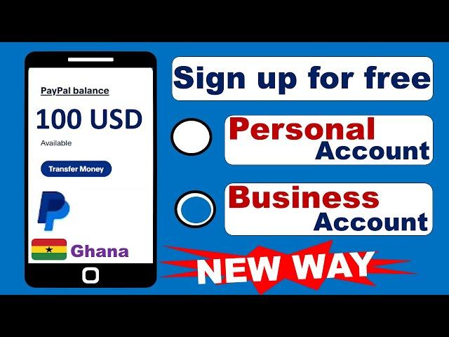How to create paypal account in Ghana for free (100% WORKING)