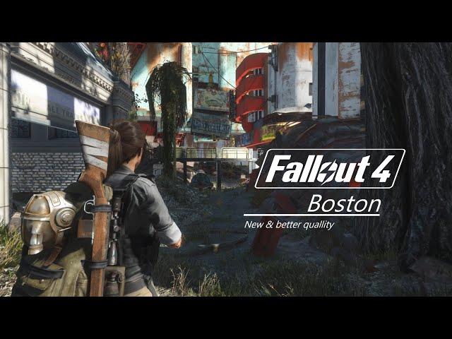 Relaxed walk through Boston | Fallout 4