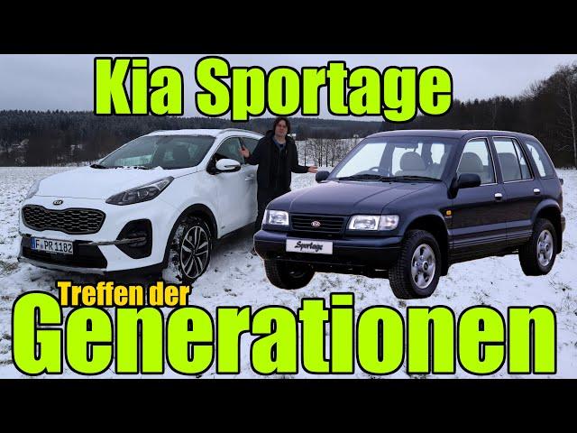 Kia Sportage GT-Line 1.6 T-GDI (177 PS) AWD 2021: Treffen mit Generation 1 - Test Bericht Vergleich