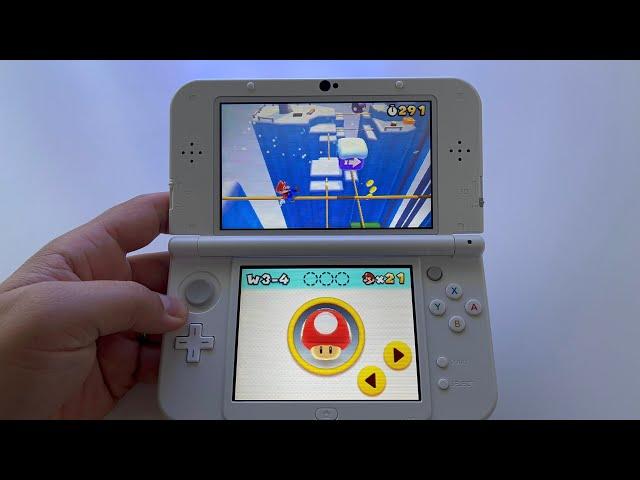 Super Mario 3D Land | The New Nintendo 3DSXL handheld gameplay