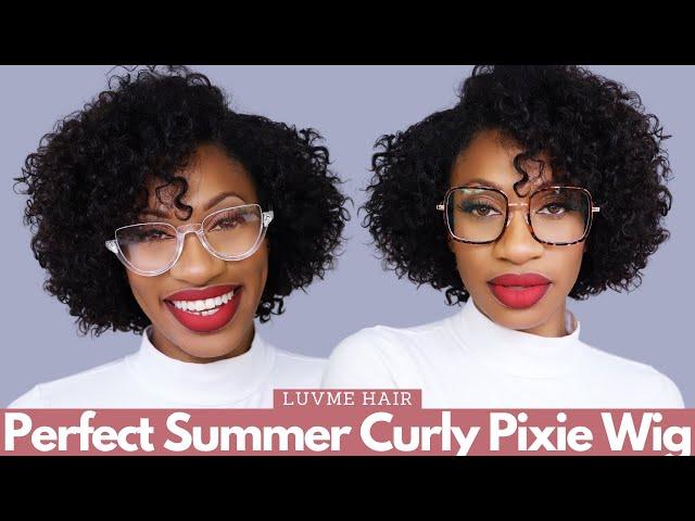 SUMMER ready, Easy beginner friendly Pixie Wig ft. LuvMe Hair