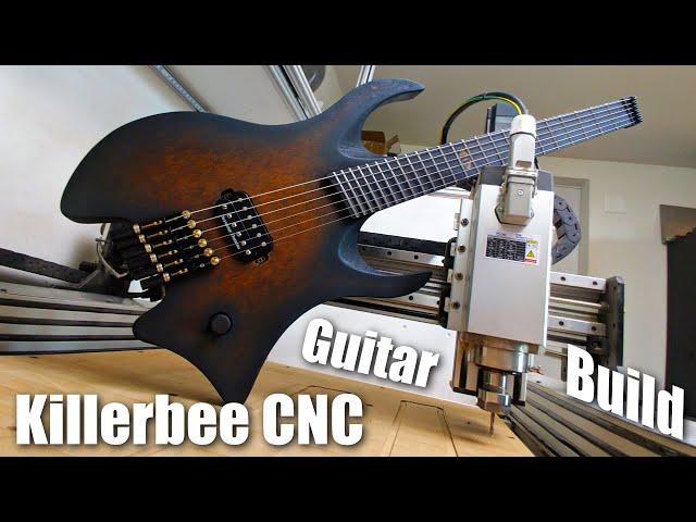 Dark Art Guitars "The Watcher" Headless Guitar Build feat. RatRig Killerbee CNC