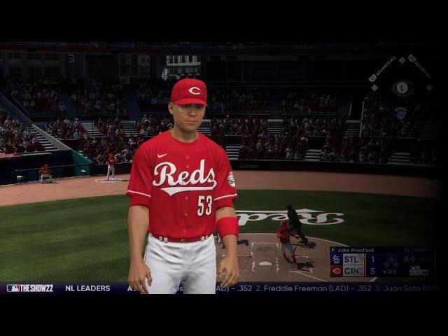 MLB The Show 22 Weird glitch My created player blocks camera