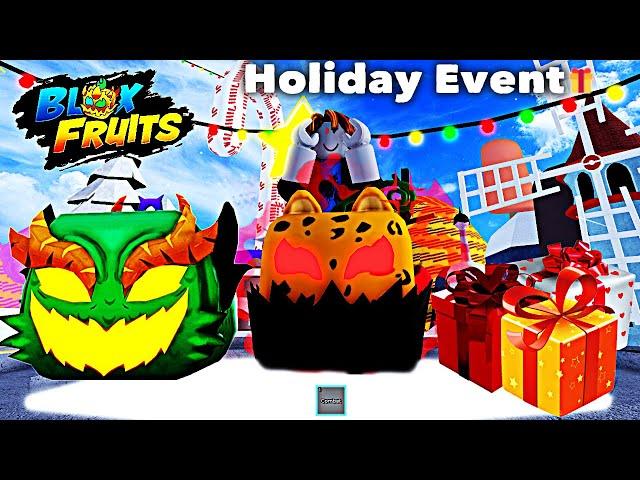 Opening Random Gifts From  Holiday BLOX FRUITS EVENT