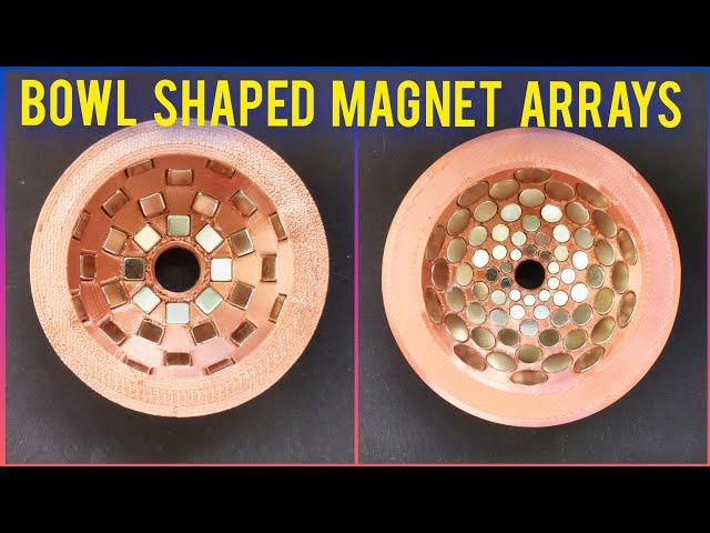 Bowl shaped (LaPoint) magnet arrays and their special properties