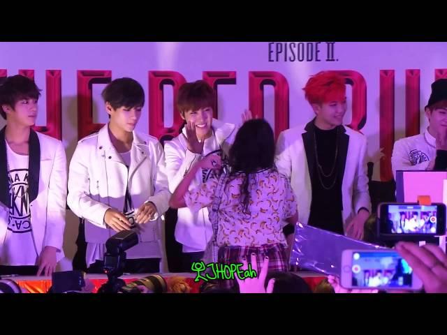 [HD] 141212 BTS Fan Sign + Hi Touch in Singapore, J-Hope Focus