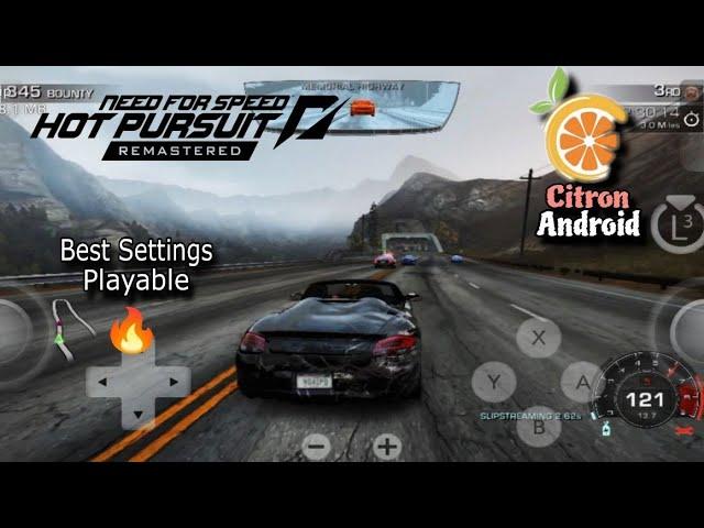 Need For Speed: Hot Pursuit (Remastered) On Android Citron Switch Emulator Gameplay best Settings