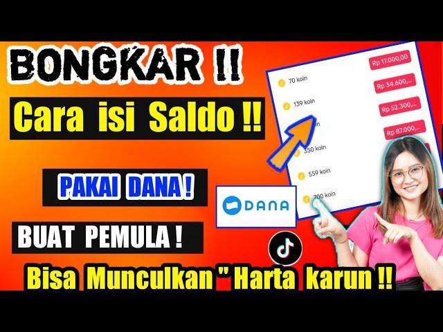 Cara Beli Koin Tiktok Pakai Dana ! Pemula Tiktok