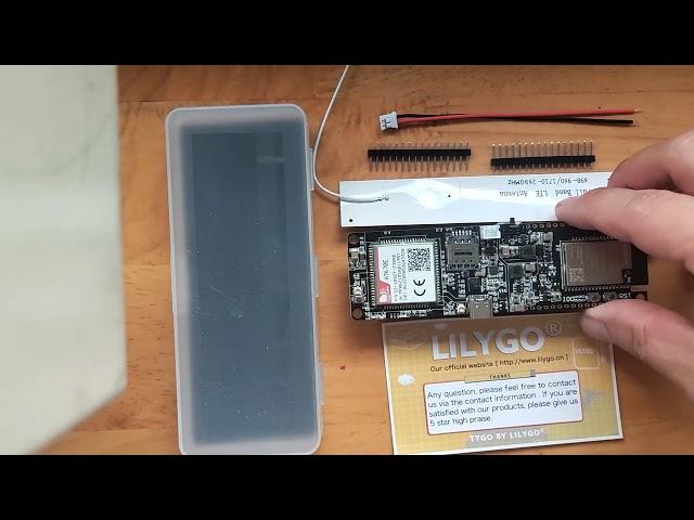 [ESP32][Arduino][4G LTE CAT1] Unbox LILYGO® TTGO T-SIM A7670E R2 Module