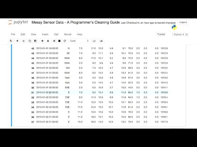 Messy Sensor Data: A Programmer’s Cleaning Guide