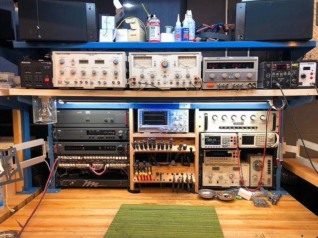 Our Audio Electronics Test Bench - Where the Magic Happens...