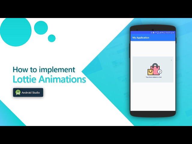 How to implement Lottie Animations in android || Android studio tutorial