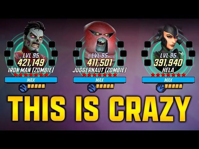 THIS IS CRAZY - 3 MAN TEAM DESTROYS EVERYTHING - MARVEL Strike Force - MSF