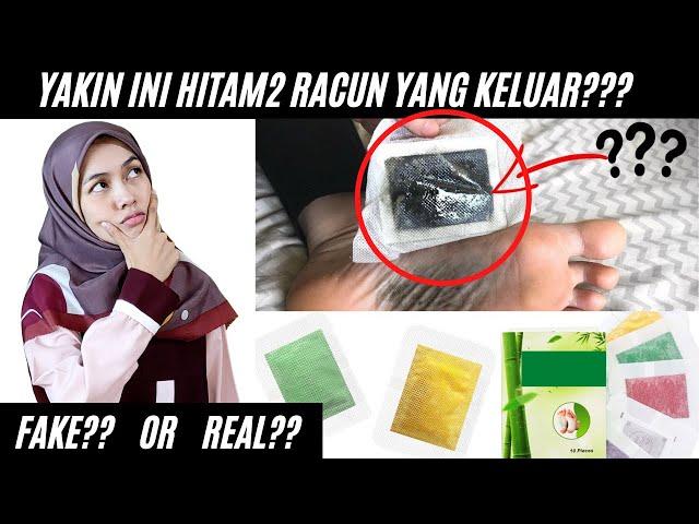 YAKIN?? Detox Foot Pads bisa mengeluarkan RACUN tubuh?K*NOK*??