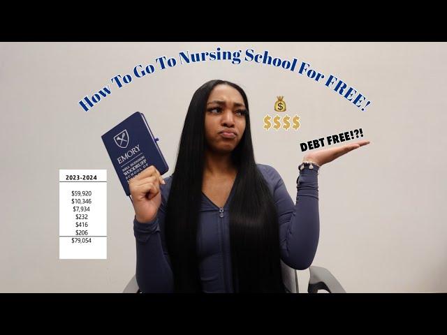 NURSING SCHOOL FOR FREE!?! | How to get a FULL-RIDE scholarship to nursing school!