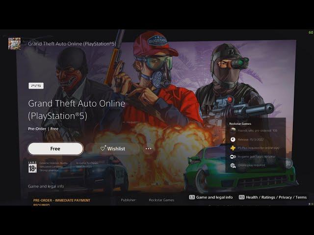 How To Claim Free GTA Online - (PS5 Only)