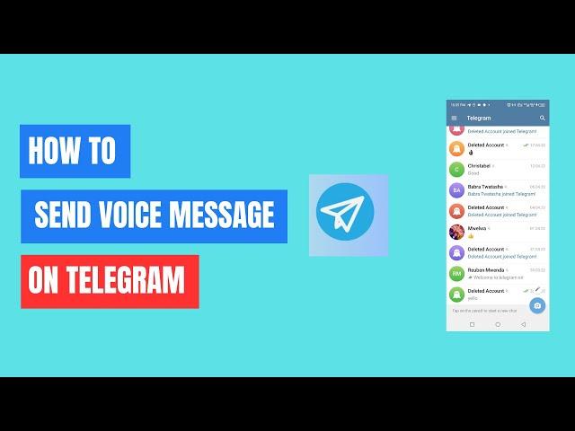 How To Send Voice Messages on Telegram