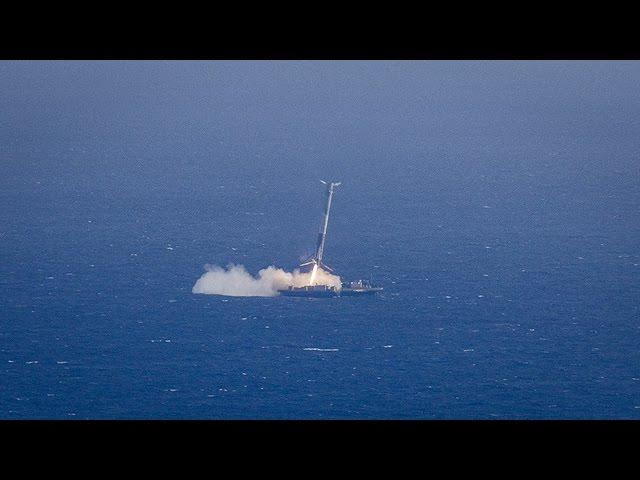 CRS-6 First Stage Landing