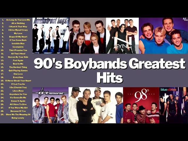 90s BOYBANDS Backstreet Boys Boyzone Westlife NSync FiveBlue O Town 90s Boy Bands Playlist_720p