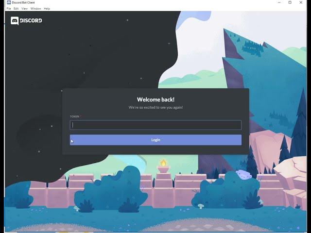 طريقة دخول بوت الديسكورد عبر التوكن ( How To Login Discord Bot Token )
