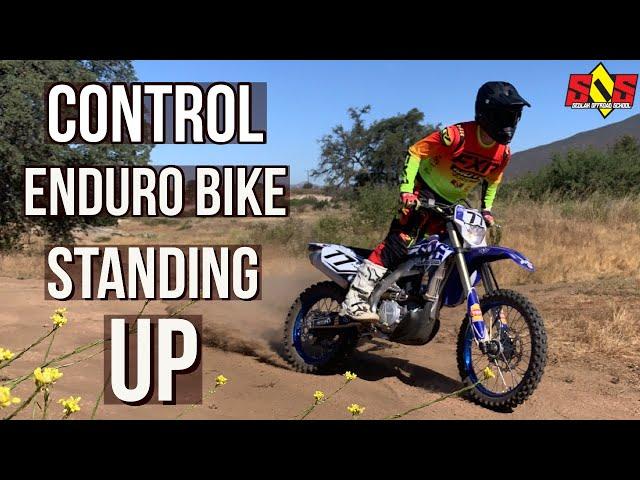 Controlling Enduro Bike Standing Up| Offroad Riding Technique