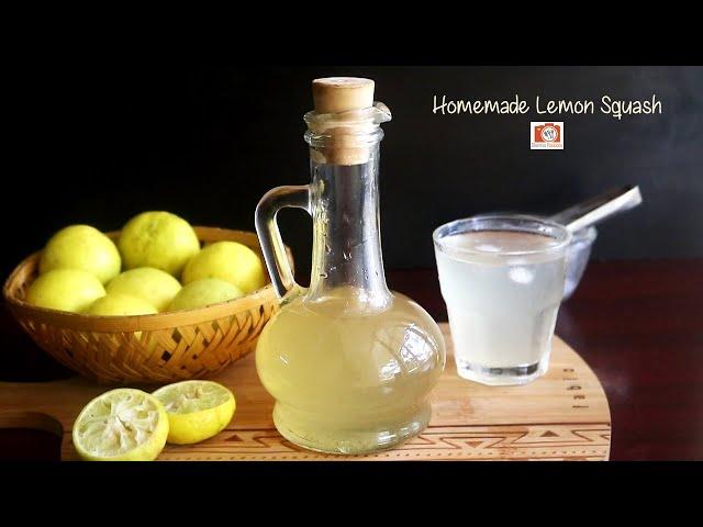 Lemon Squash Recipe | Lemonade Syrup Recipe