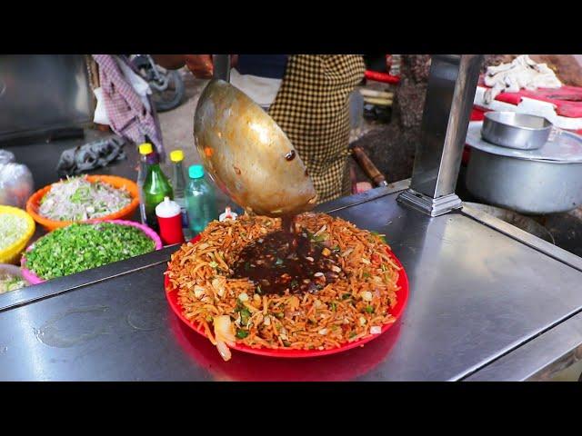 Famous Indian Street Chinese || Schezwan Combo Rice || Street Vendor Selling delicious Chinese food