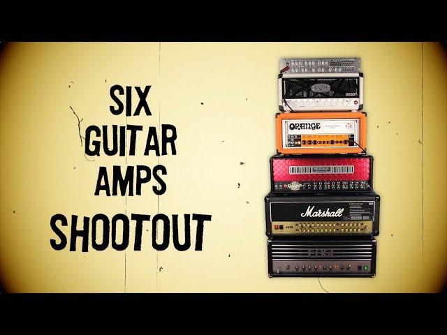 Six High Gain Guitar Amps Shootout