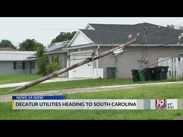 Decatur Utilities Heading to South Carolina | Sept. 28, 2024 | News 19 This Morning - Saturday