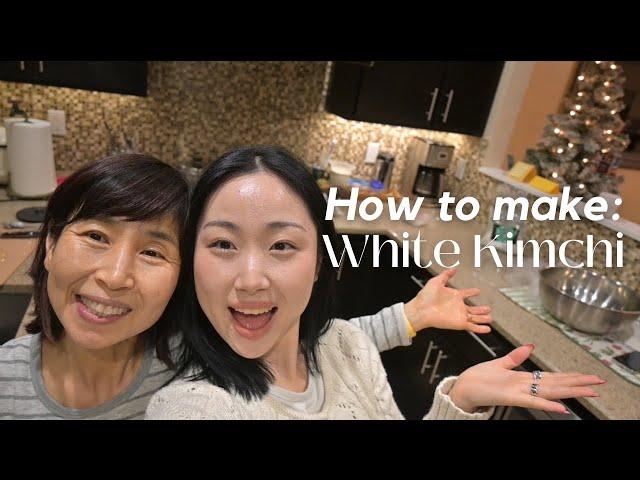 How to make White Kimchi (simple recipe)