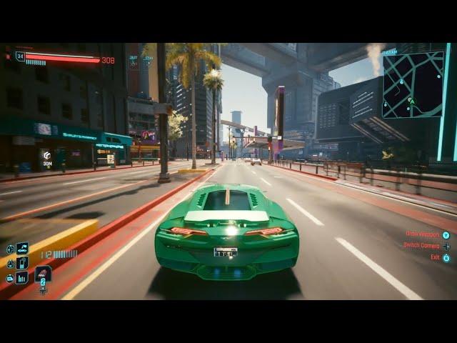 Cyberpunk 2077 New Update Add Some Interesting New Feature in Rayfield Vehicle