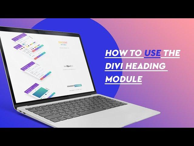 Divi Theme Header Design Tutorial | Divi Heading Module