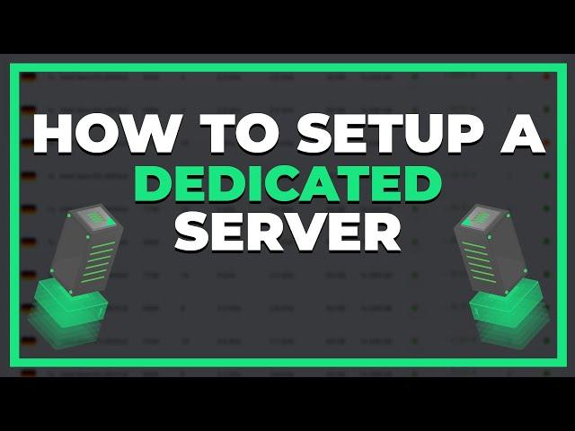 How to setup a Dedicated Server and install Windows easily!