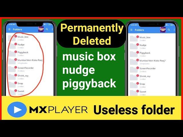 MX Player Auto Folder Creating Problem Solved | Folders Not Deleting In MX Player?2021 | MX Player