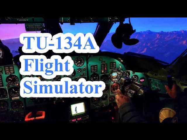 Kyiv TU-134A Flight Simulator with X-Plane 11