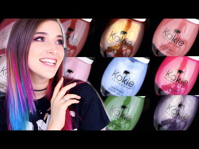 Kokie Cosmetics Sally Beauty Exclusive Nail Polish Swatches! || KELLI MARISSA