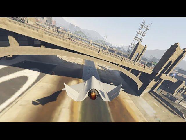 Flying F-160 Raiju. GTA Online. Tacet_Mortem.