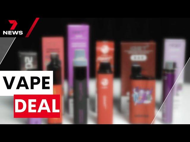 Australia waters down planned world-first vape ban after opposition from Greens | 7 News Australia