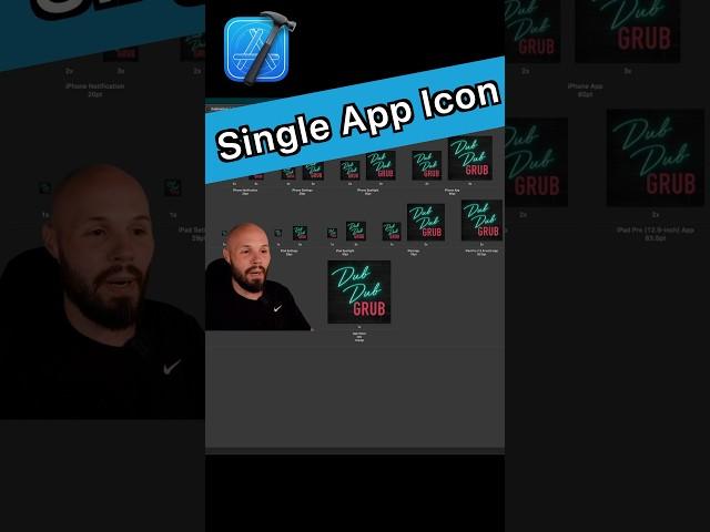 Xcode Tip - Single App Icon #iosdeveloper #swift #xcode