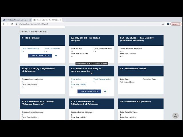 GST new update GSTR 1 main HSN code table no 12 chnage ho raha hai 01 April 2021 se