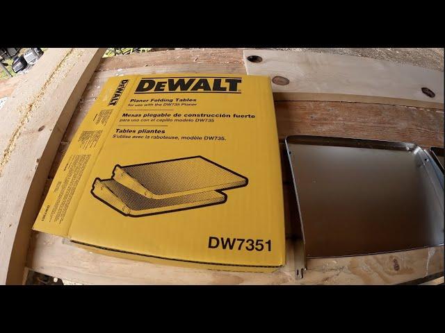 dewalt planer folding table install ( DW7351 on DW7350)