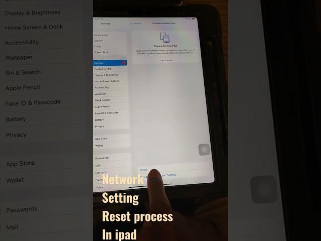 How to Reset Network Setting on ipad 2022